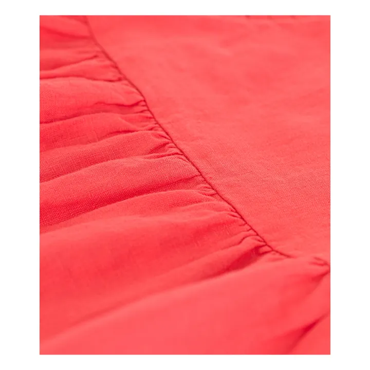 Petit Bateau Robe sans Manches en Lin | Rose