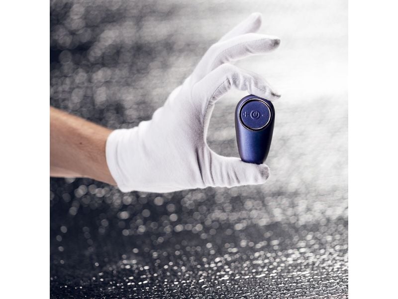 Hueman Black Hole Analvibrator mit Penisring Lila Vibrator für den Analverkehr