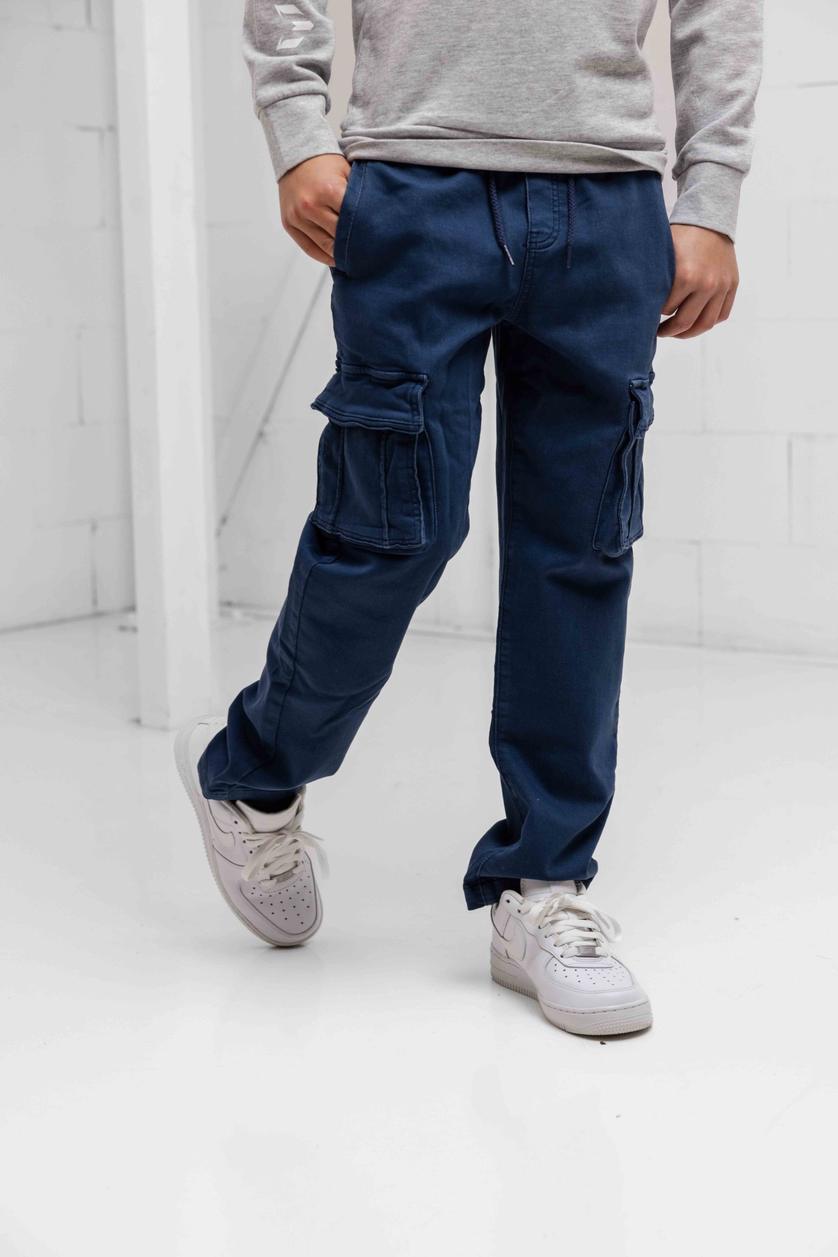 Vingino Claudio Loose Jeans Kids Donkerblauw