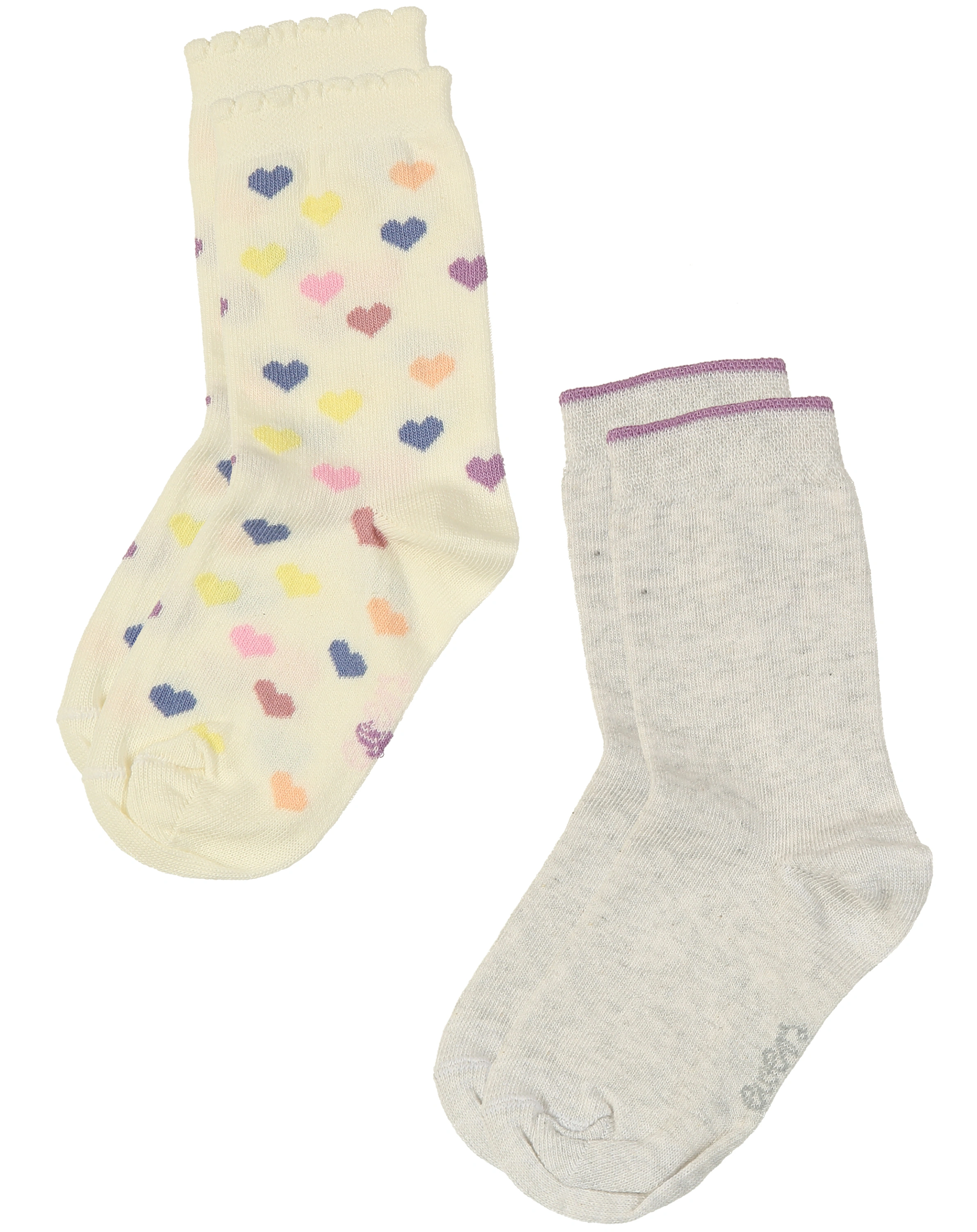 Socken HERZEN & SCHMETTERLINGE 6er-Pack in bunt