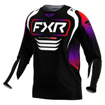 Maillot cross FXR CLUTCH PRO MX 25 2025 - Noir / Rouge