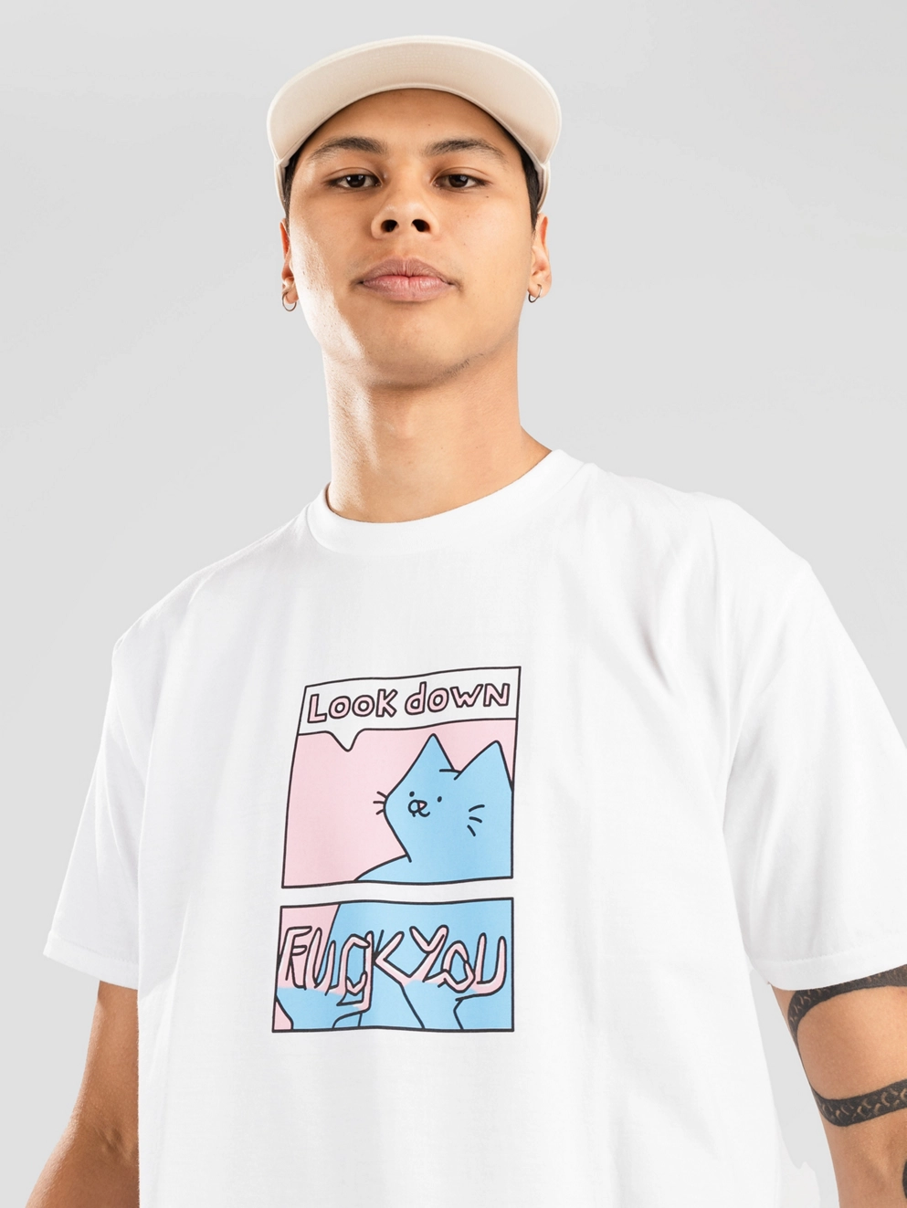 Leon Karssen Fingers T-Shirt white