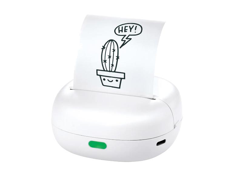 Mini printer met 3 rollen printpapier