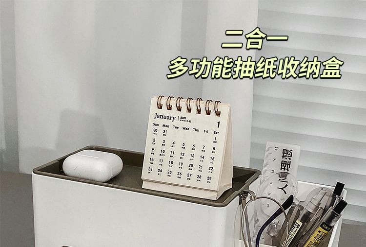 Fun House - Plastic bureau-organizer met tissuebox