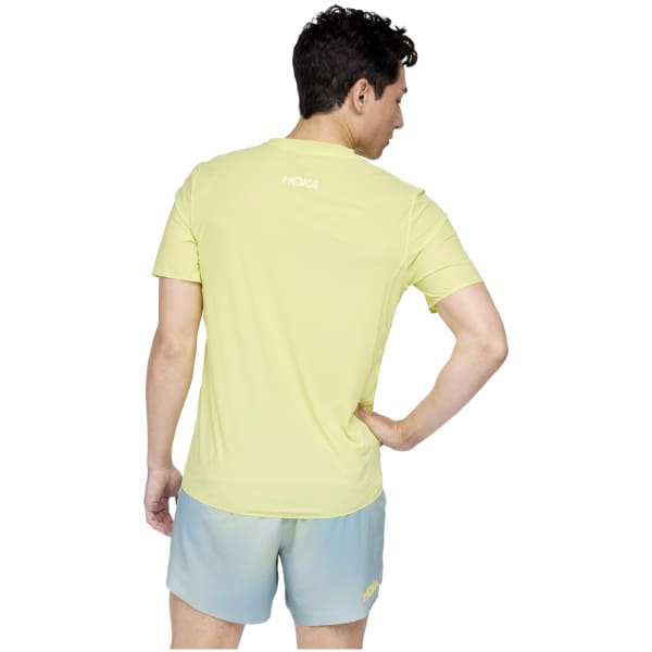 T-shirt trail HOKA ONE ONE AIROLITE RUN SHORT SLEEVE LETTUCE