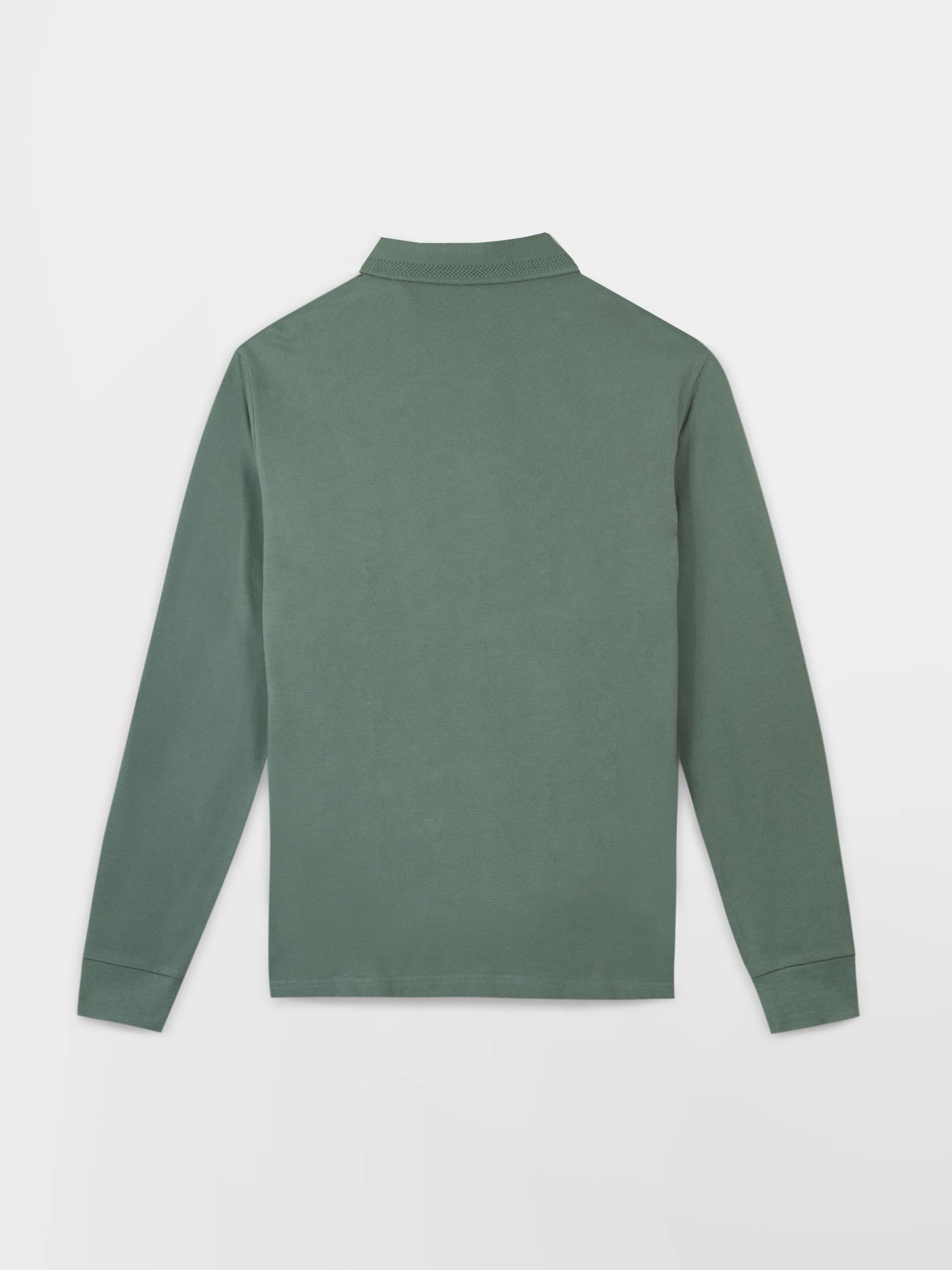 Polo Homme Chaud Manches Longues Vert