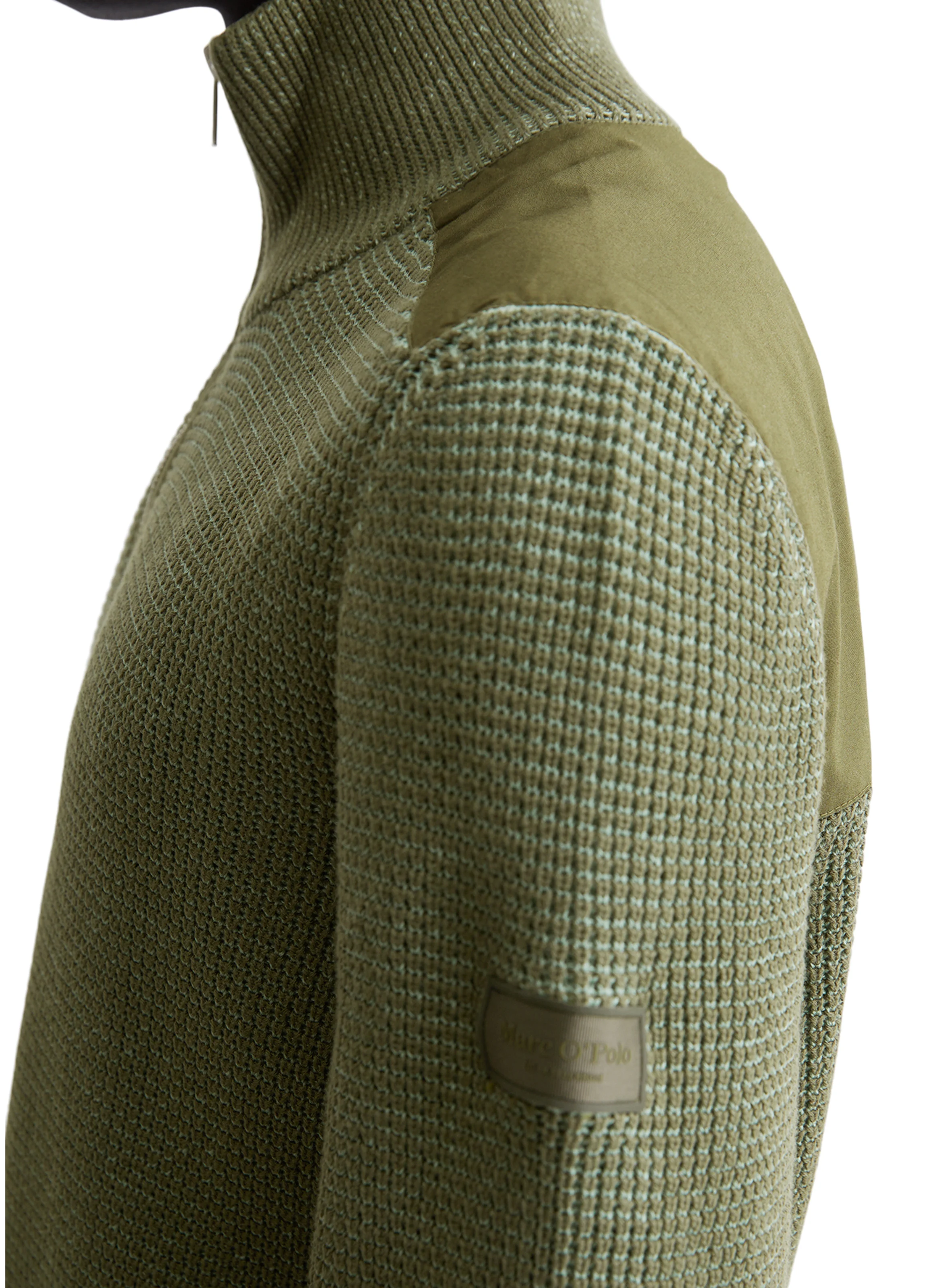 Pull droit en coton | Vert