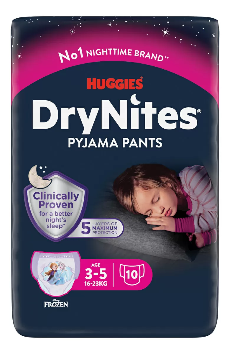 DryNites Girl 3-5 år - 10 stk.