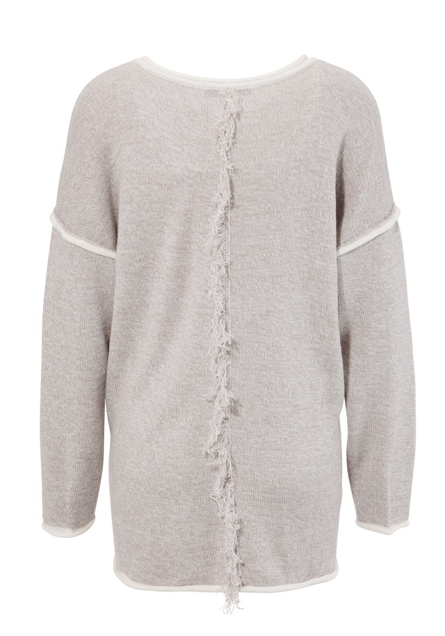 Aniston CASUAL Strickpullover , mit Fransen im Rücken