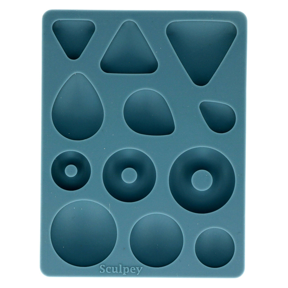 Moule en silicone pour cabochons - sculpey