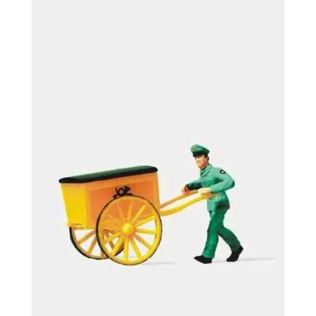 Preiser 28083 HO Postler mit Karre