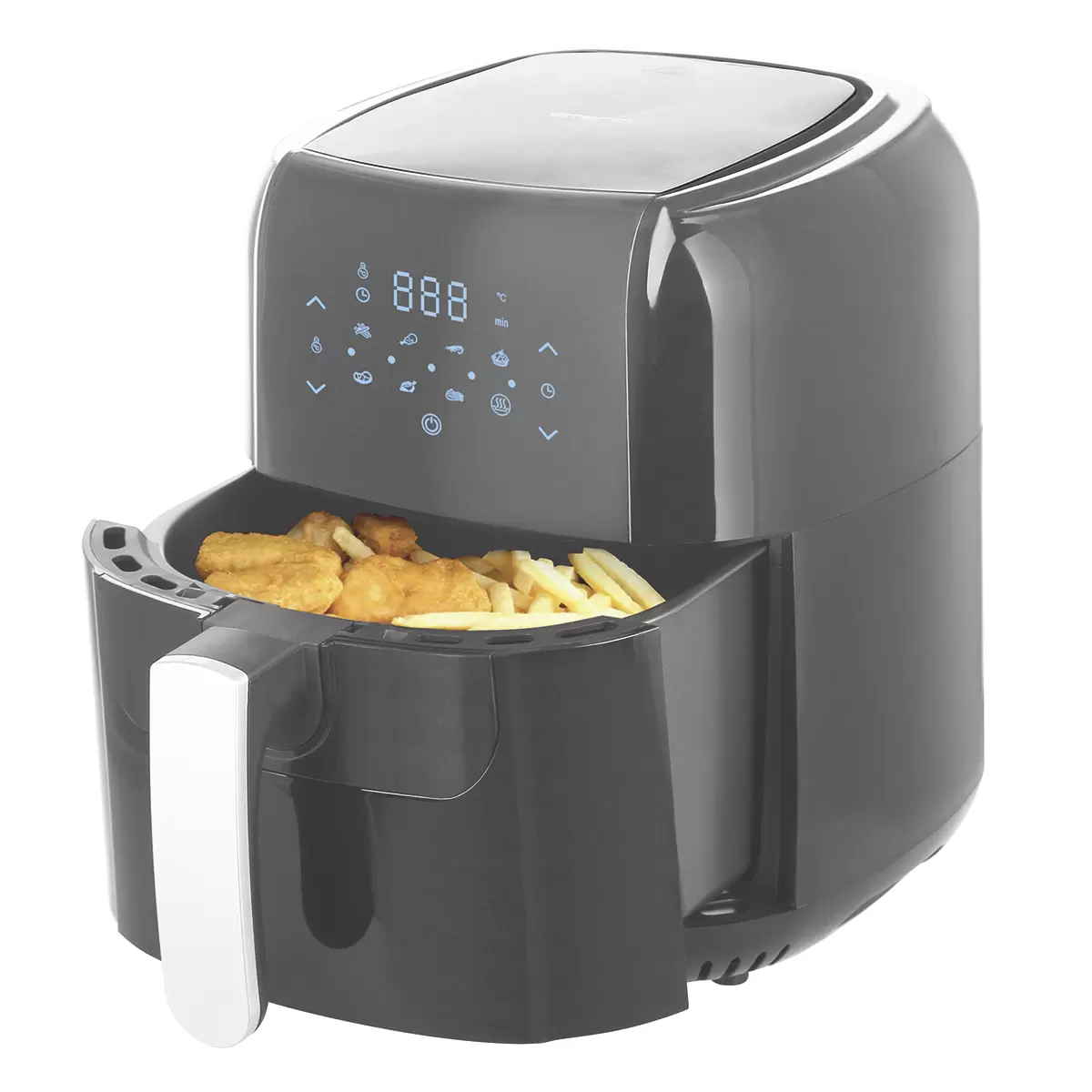 Heissluftfritteuse 5.5 Liter Bono Schwarz