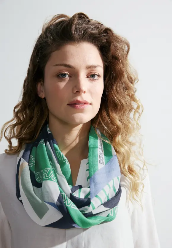 Patchwork Modal Loop - grass green