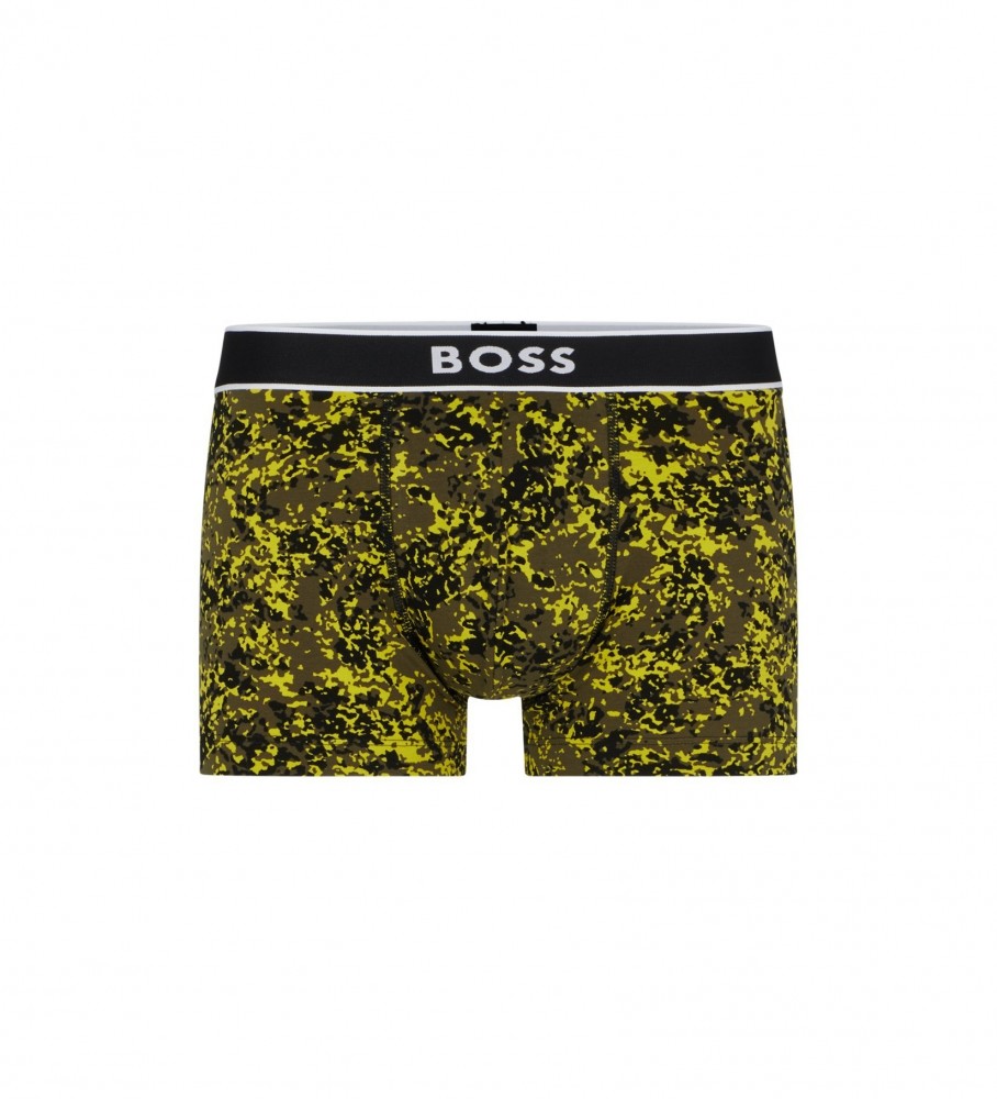 Cueca Boxer BOSS 24 Estampa multicolorida