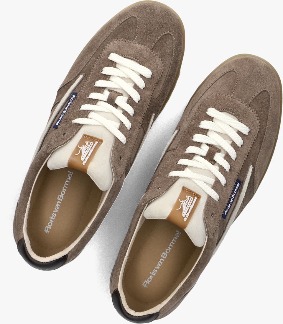 taupe floris van bommel lage sneakers sfm-10224 de zaler