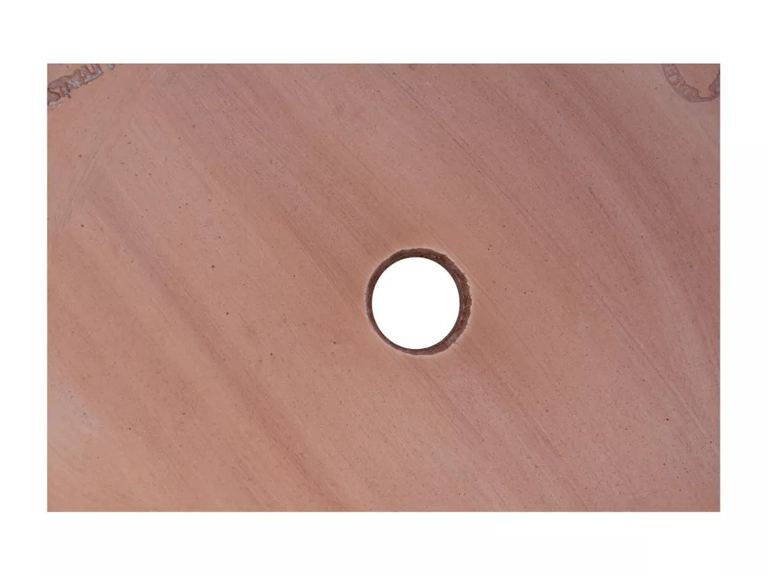 BISCOTTINI Vase - Finition Terre Cuite - Pot de Fleurs - Jardinière - Vase de Jardin - Extérieur - Terrasse - Balcon - 50x50x44 cm