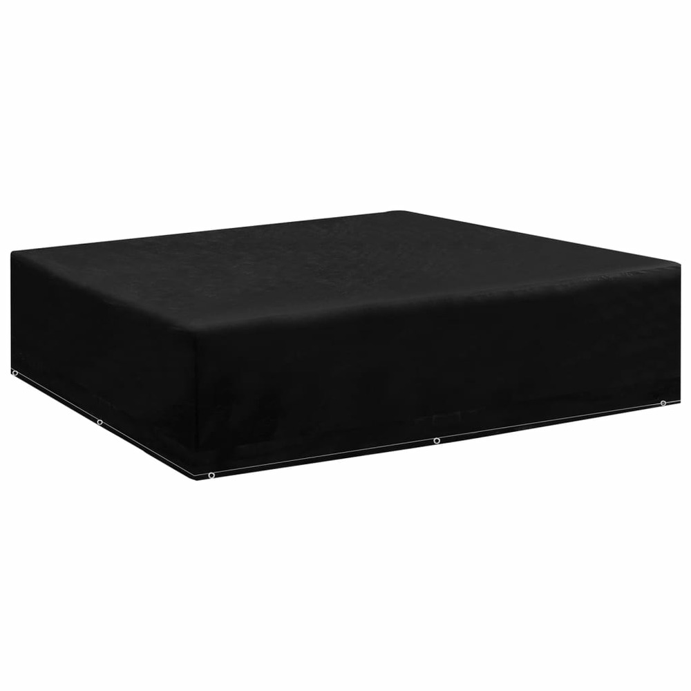 Housses de salon de jardin 2 pcs 8 œillets 200x200x70 cm
