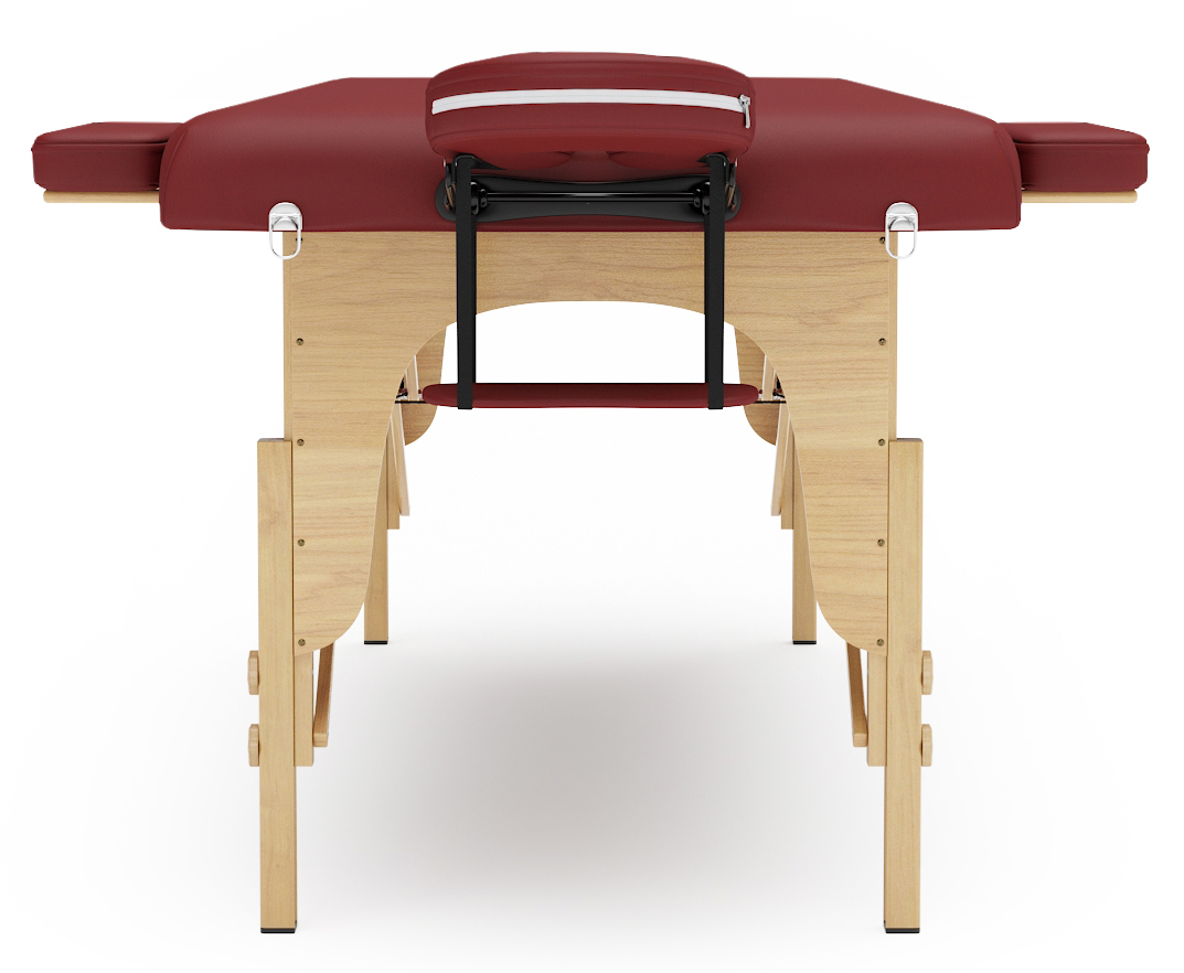 Massageliege 2-Zonen rot