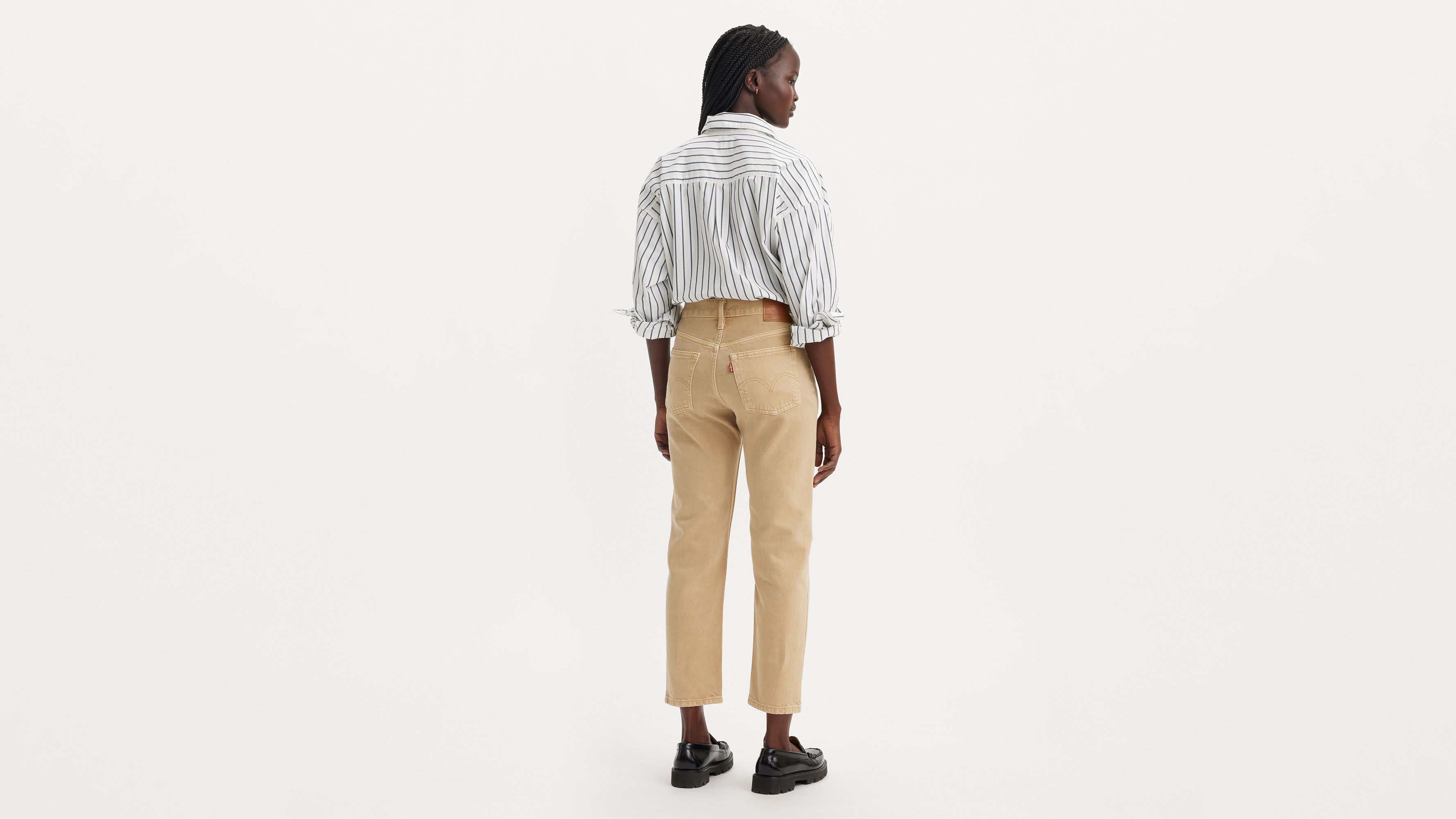 Jean 501® Original Crop - Dusty Safari - Beige