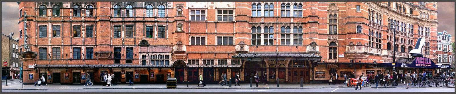 Shaftesbury Street (The Palace Theatre) by Larry Yust - Limited Edition. Edition of: 150. Signed.