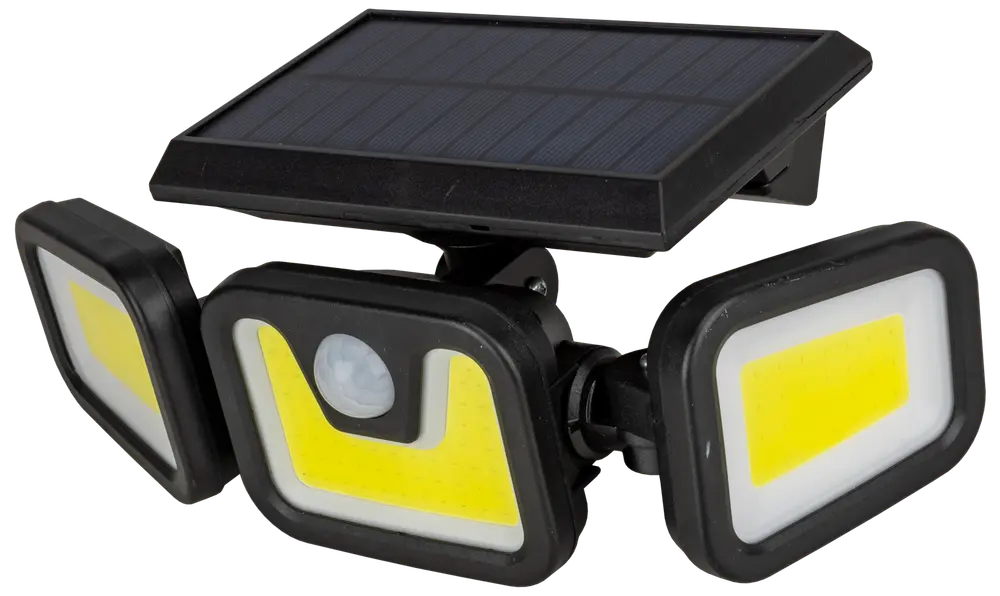 SARTANO Solcellelampe tredelt med sensor