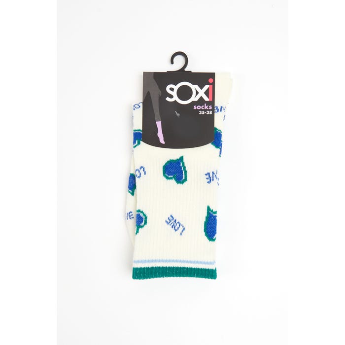 sOxi-Sokken rib hartjes - Soxi