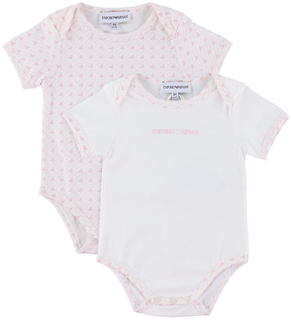 Emporio Armani Body k/æ - 2er-Pack - Weiß/Rosa m. Logos