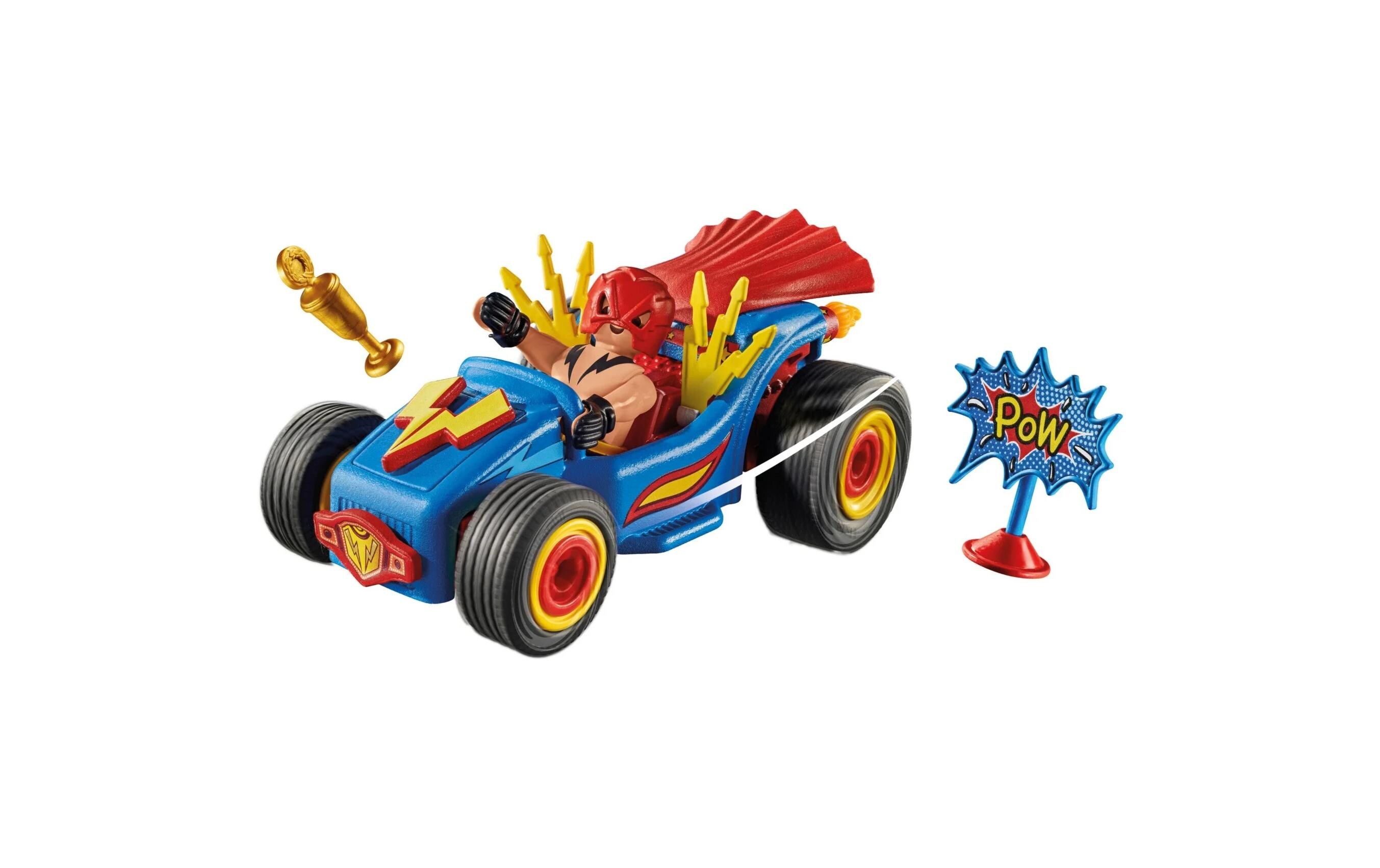 Fun stars Rasender Wrestler 71632Spielset mit Figur, Kart und vielen verrückten Accessoires