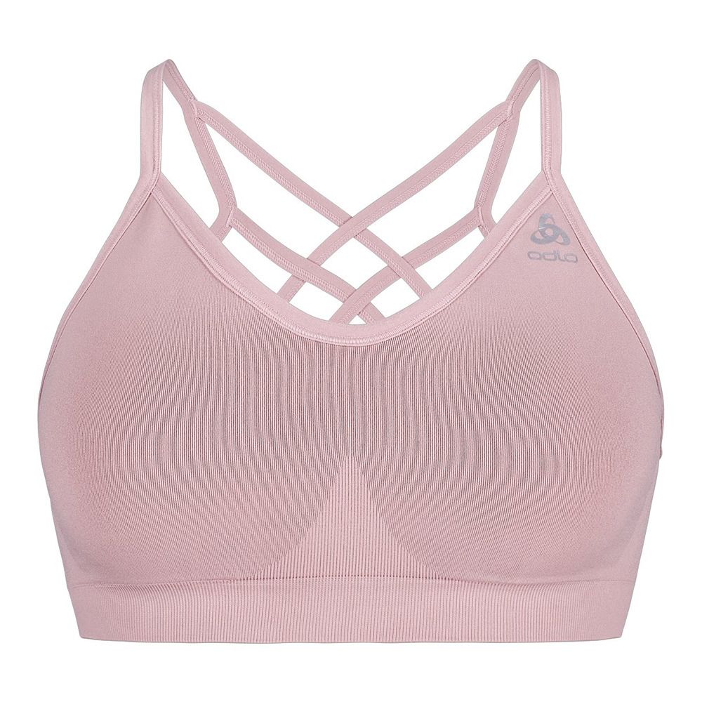 Odlo SEAMLESS SOFT - Brassière Femme pale mauve - grey melange