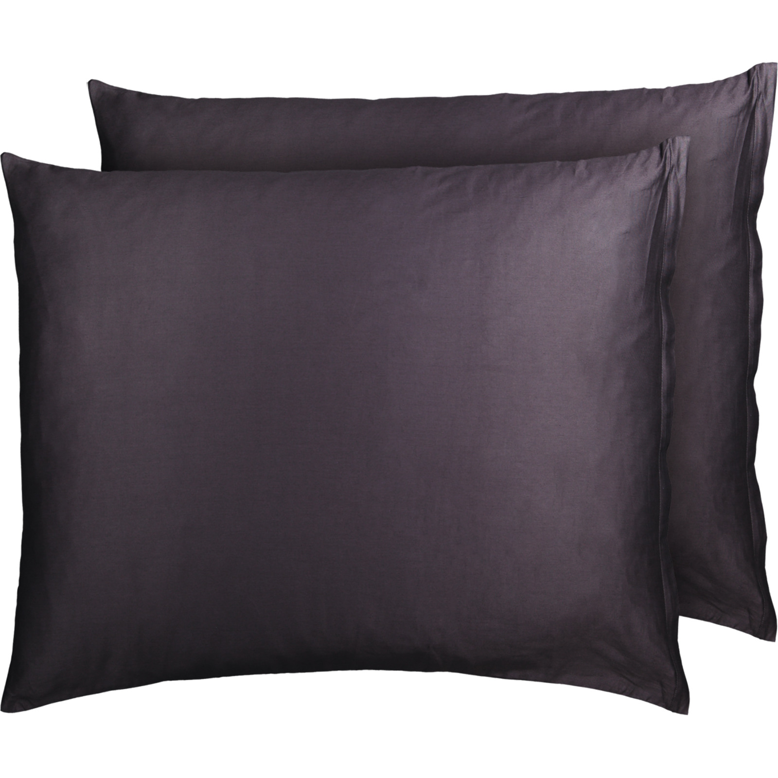 Easy Dream Kissenbezug Satin 2er-Set 65 x 65 cm uni anthrazit