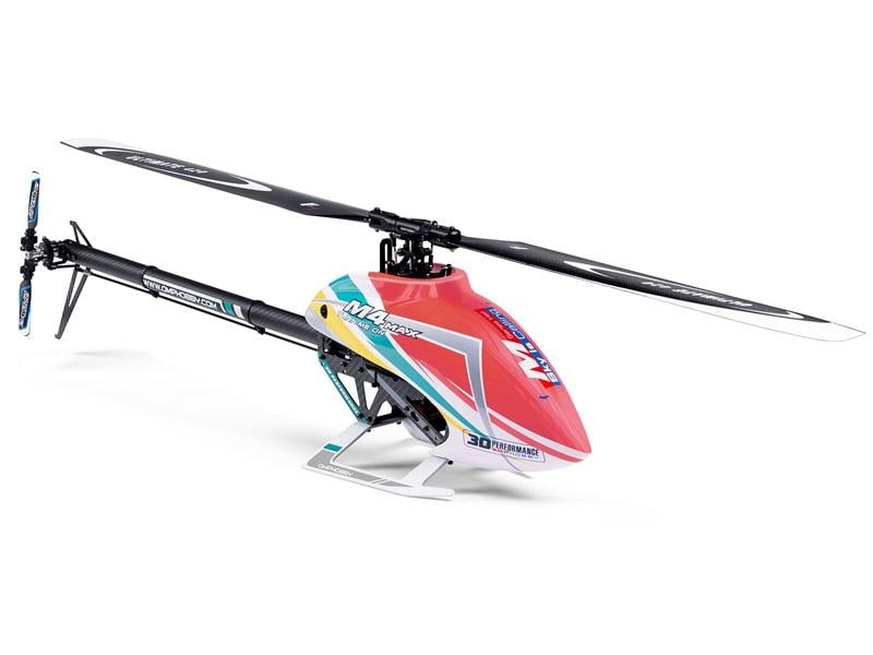 OMPHobby Helikopter M4 Max Rot, Bausatz OMP M4 Flybarless 3D Heli der 400er klasse