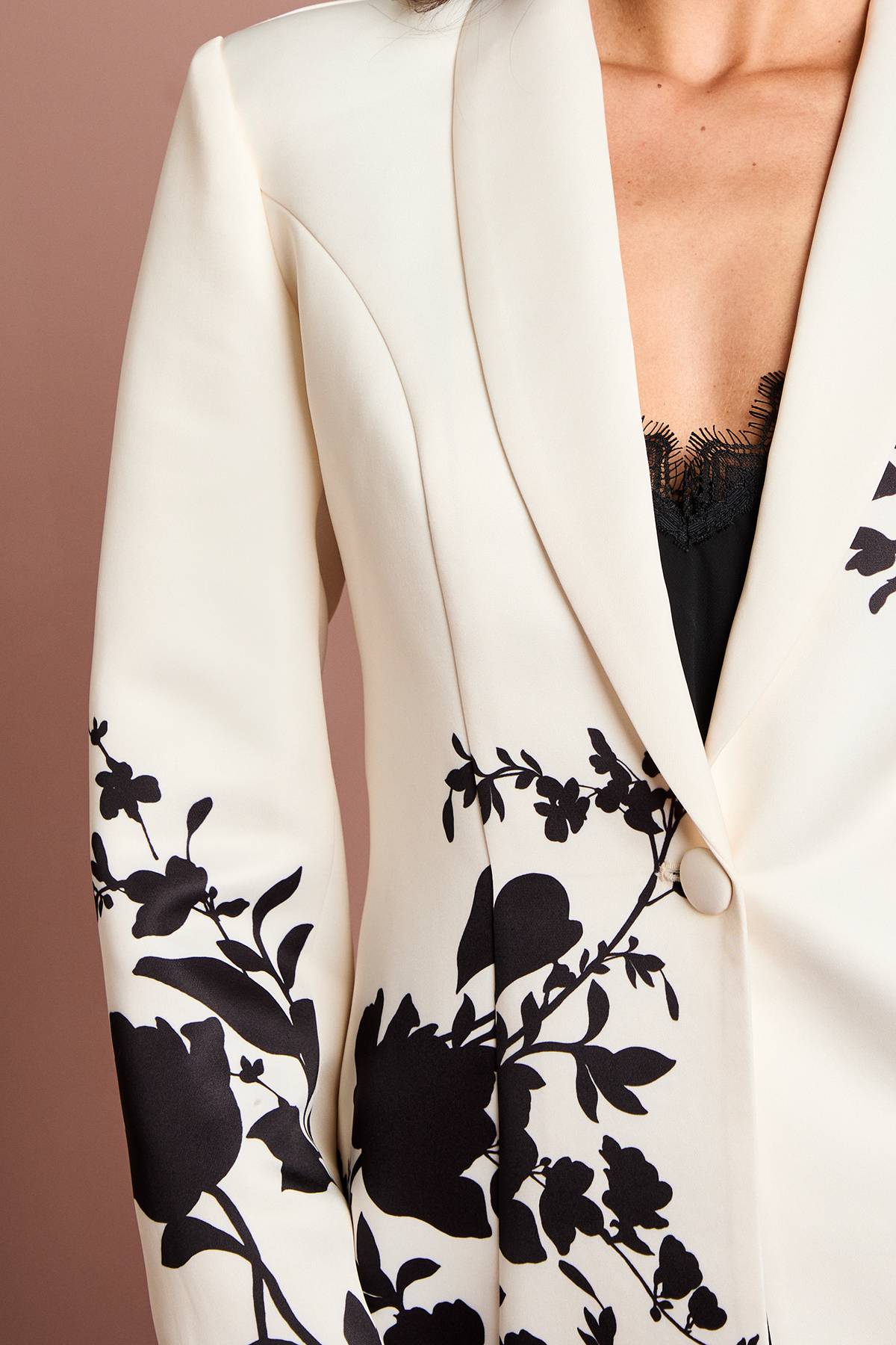 Coast Blazer Floral à Imprimé Placé