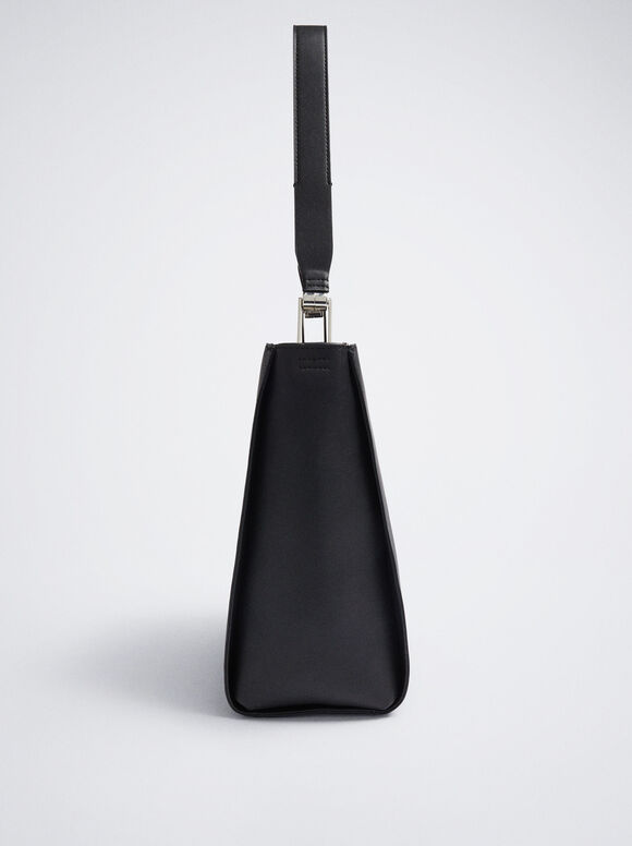 Bolsa de ombro para uso diário - Preta