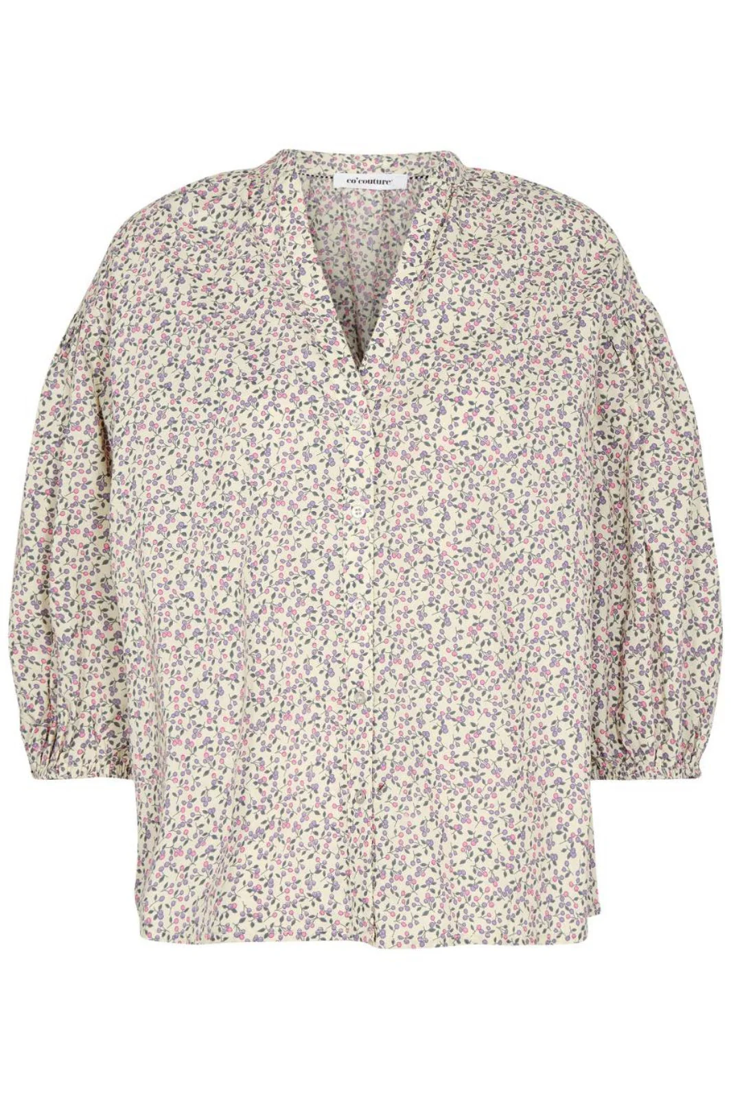 Co´Couture Cherry Flower S/S Shirt