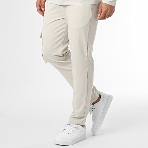 Ensemble Veste et Pantalon Cargo Beige