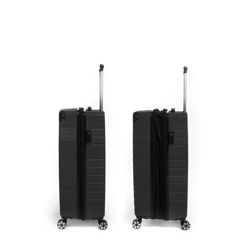 Lot de 3 valises rigides 2123 56, 67 et 77 cm Noir