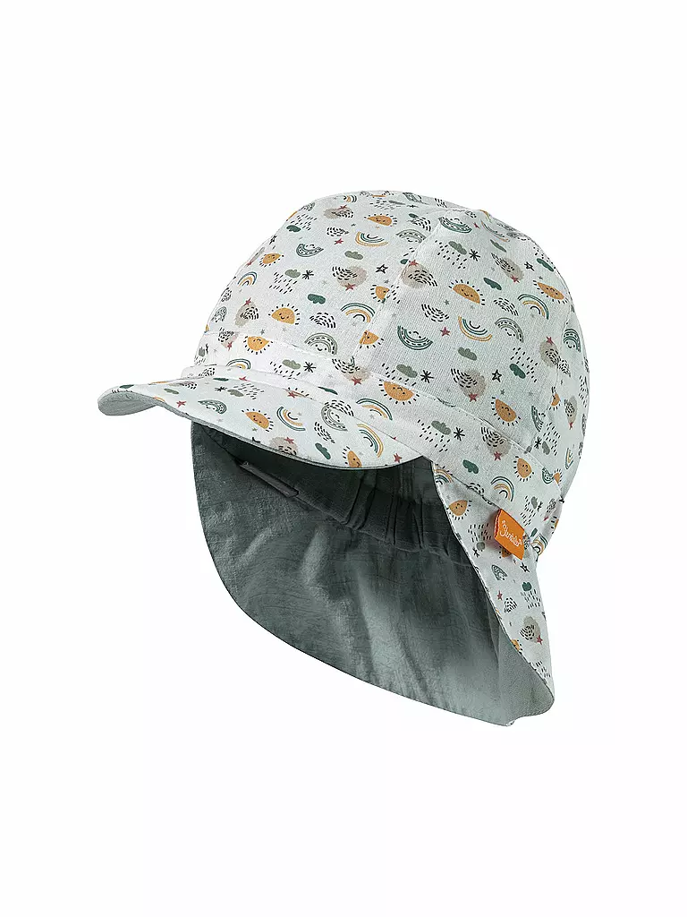 STERNTALER Baby Wende Schirmmütze weiss
