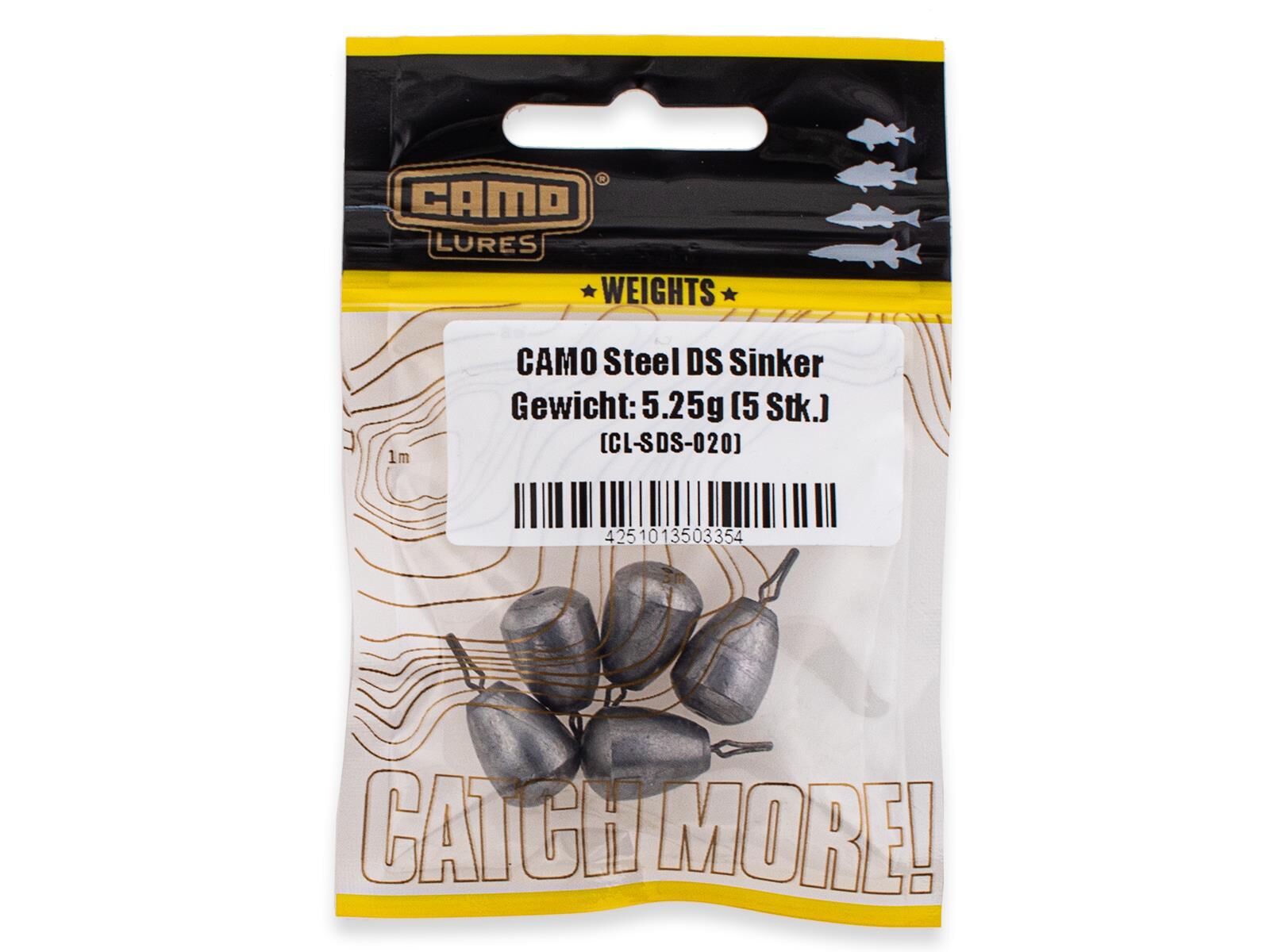 CAMO Steel DS Sinker - 5.25g (5 Stk.)