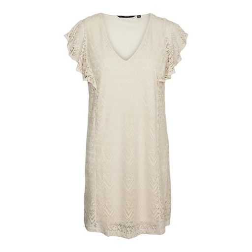 Vero Moda Maya Frill Kjole, Birch, XL