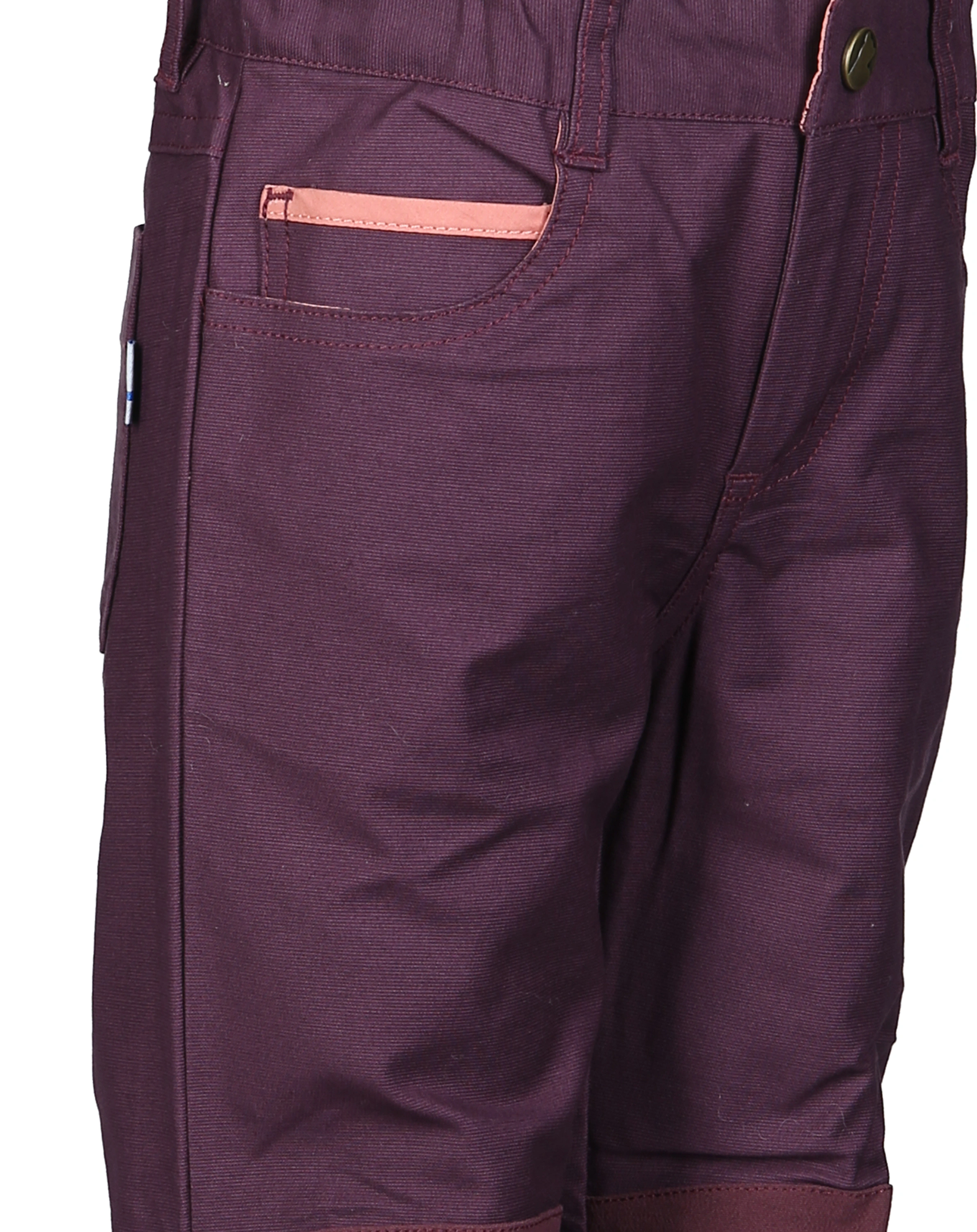 Outdoorhose KUUSI CANVAS mit Knieverstärkung in eggplant