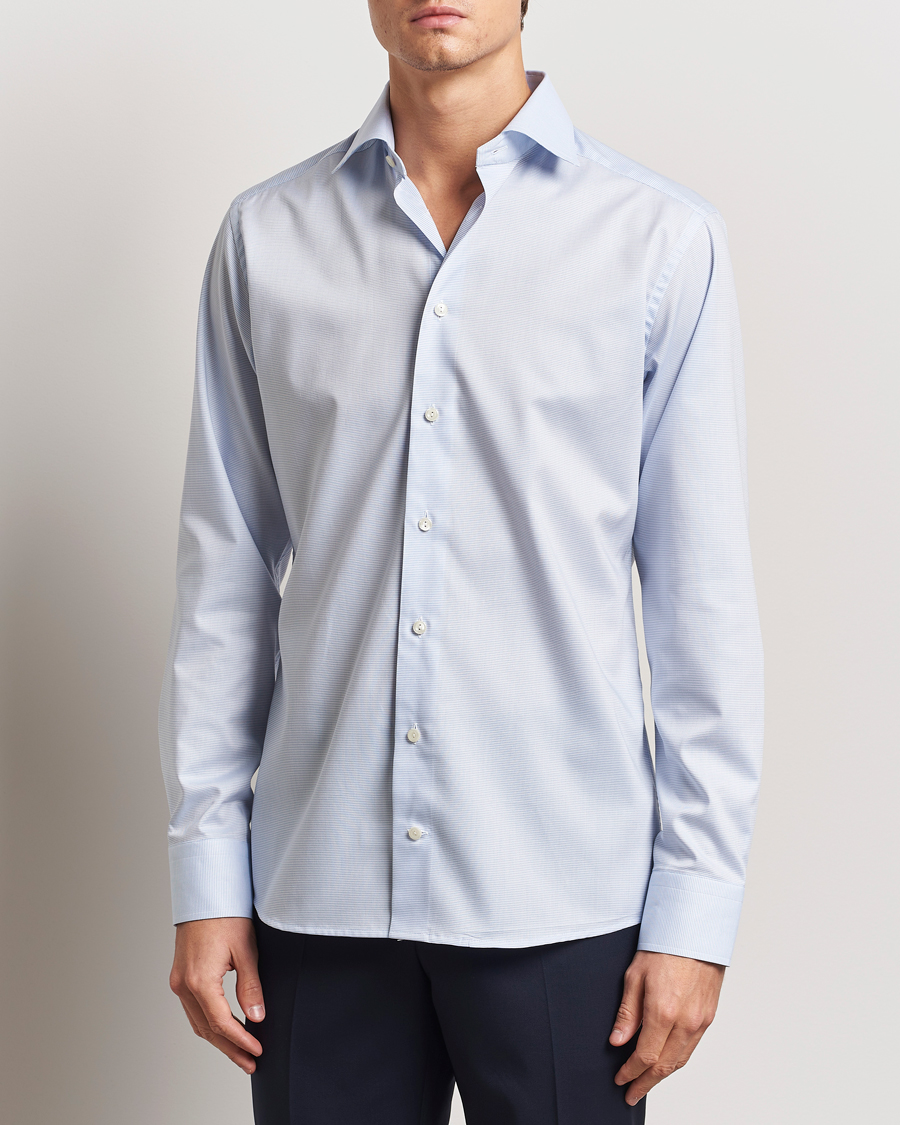 Eton Slim Fit Oxford Shirt Light Blue