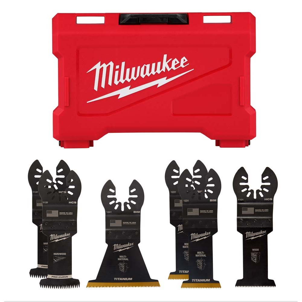 MILWAUKEE 6 piece OPEN-LOK Multi Tool Blade Set 49109112