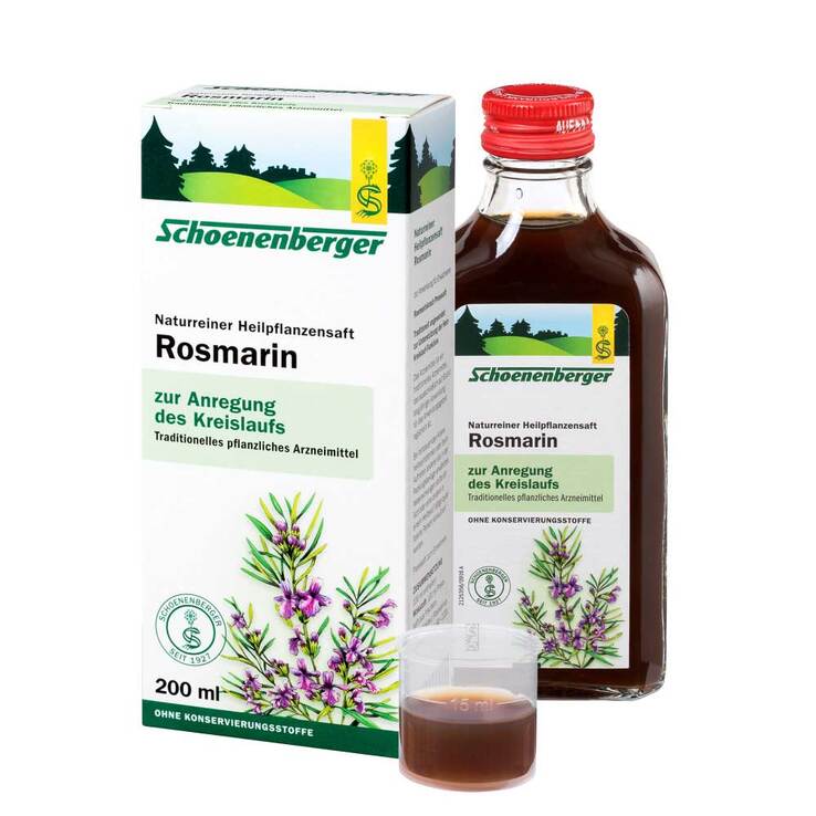 Rosmarin Saft Schoenenberger, 200 ml