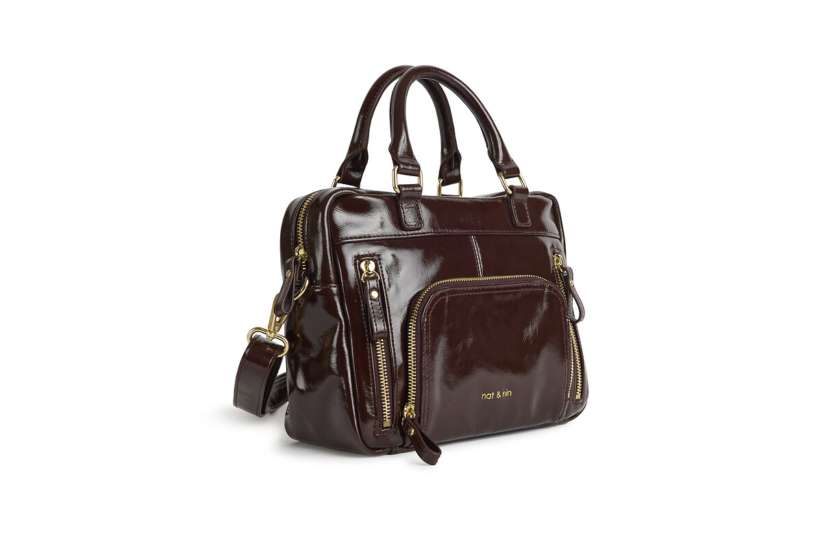 NAT & NIN<br>Bolsa de lona de algodão MINI MACY