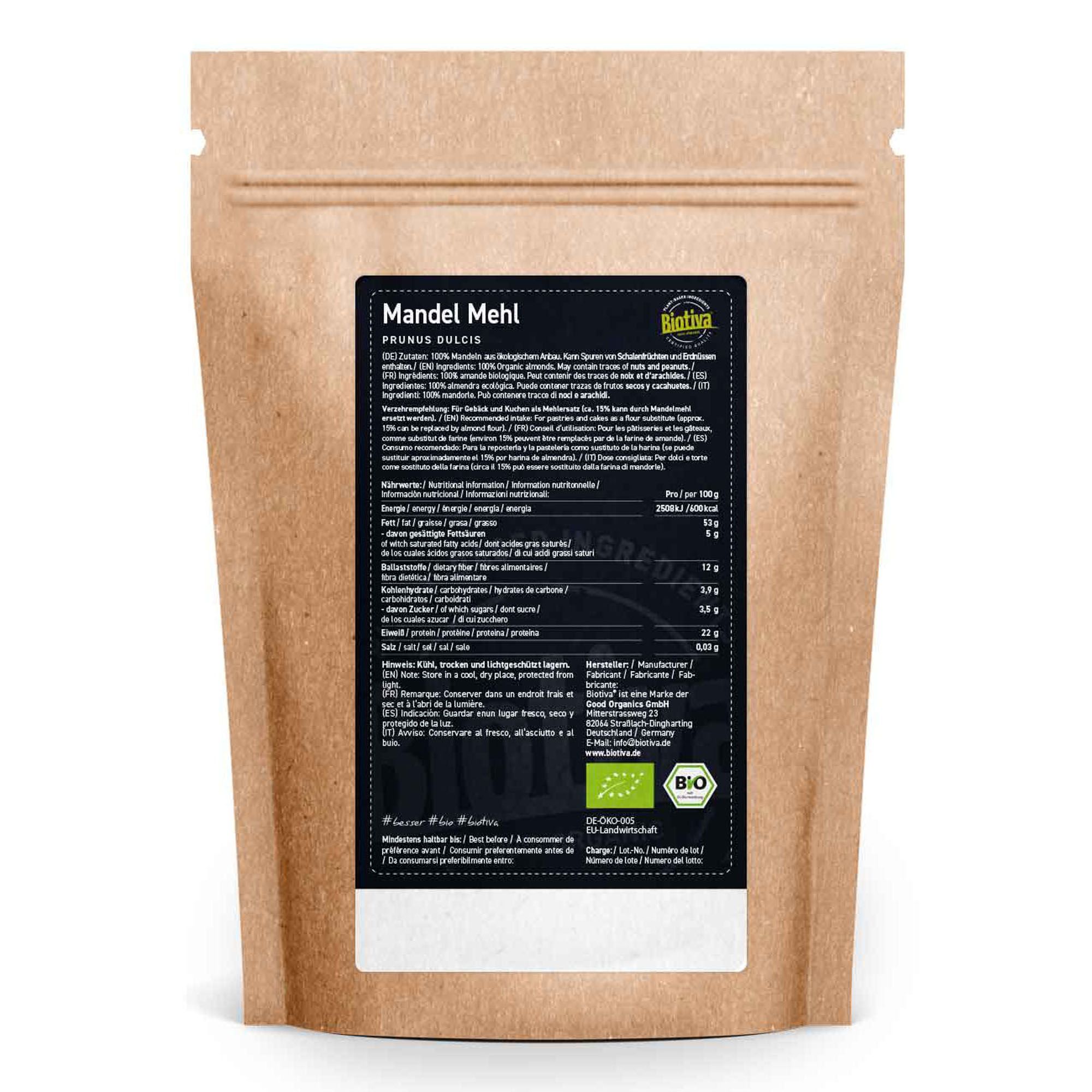 Biotiva Mandelmehl Bio
