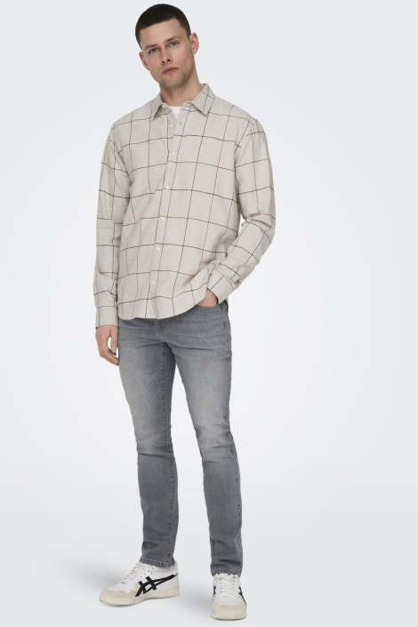 Only & Sons grijze heren jeans
