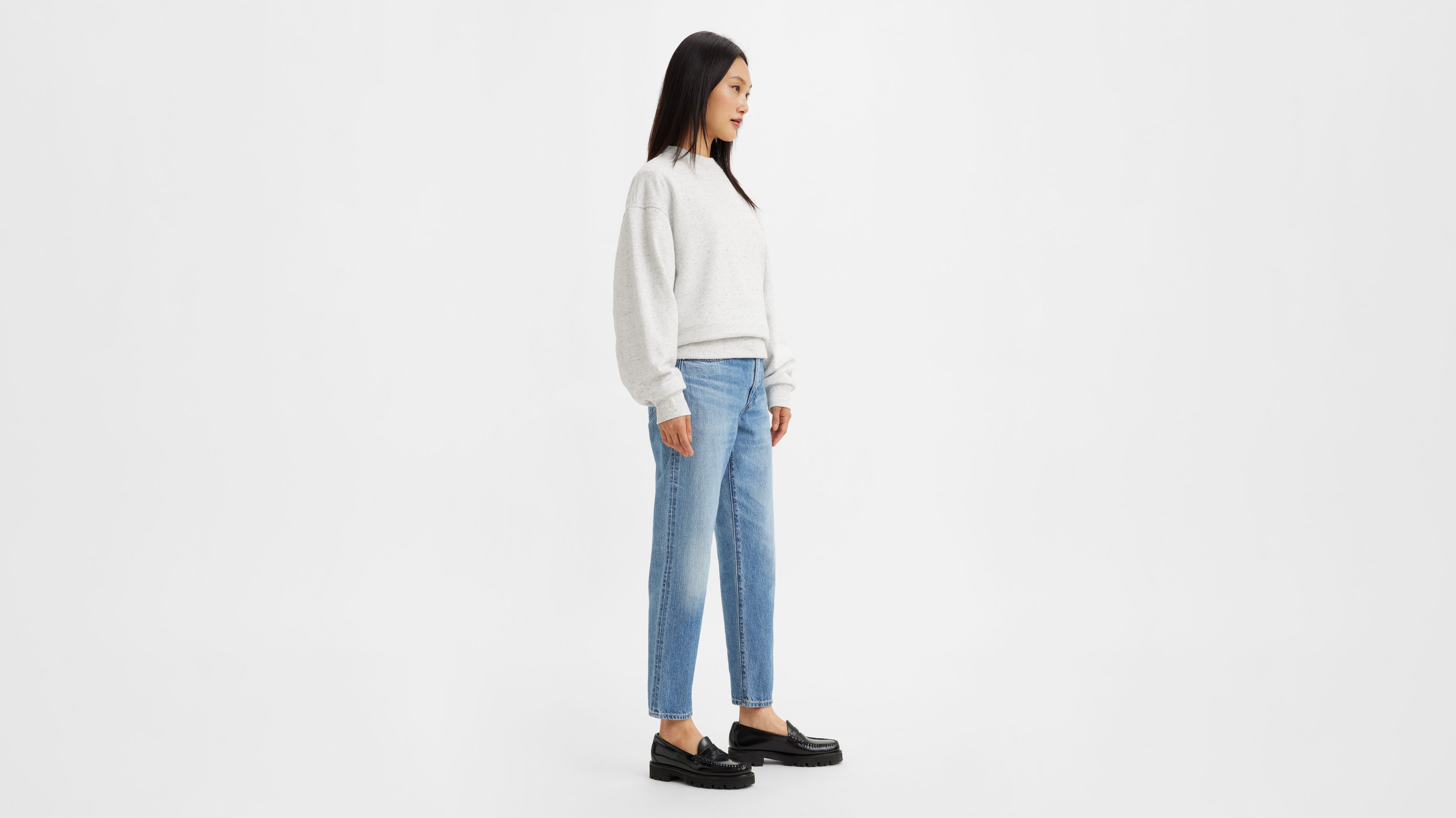 Boyfriend taille haute Levi's® Made & Crafted® - Indigo Worn In - Bleu