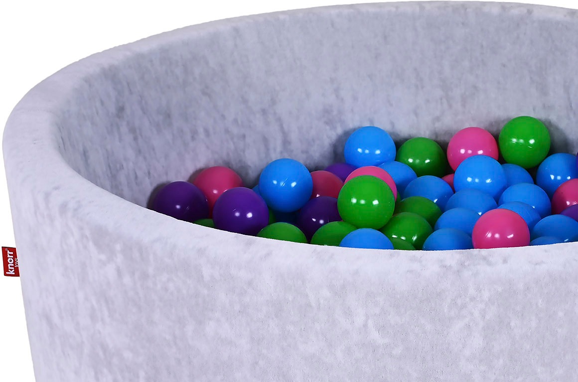 Knorrtoys® Bällebad »Soft, Grey« mit 300 Bällen softcolor