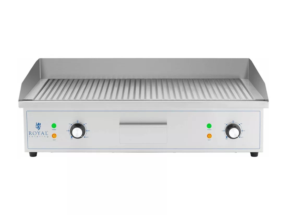 Plancha grill électrique rainurée 73 x 52 x 23.5 cm 14_0004053