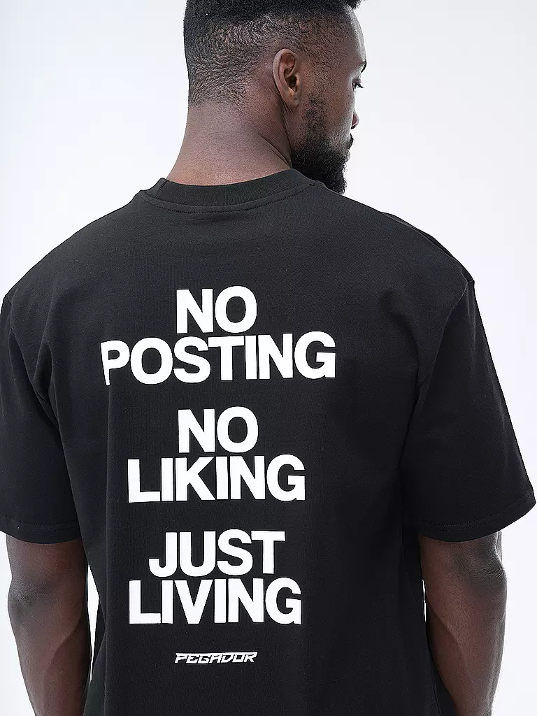 PEGADOR T-Shirt DAVON schwarz